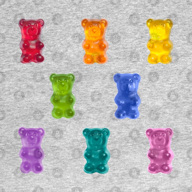 gummy bear rainbow by mystudiocreate